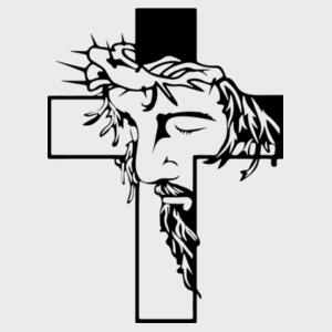 Christ Face Cross Design
