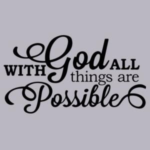 With God All Things Are Possible Design